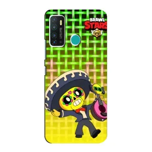 Чехлы Brawl Stars для Infinix Hot 9 / Hot 9 Pro (AlphaPrint) (Поко в самбреро)