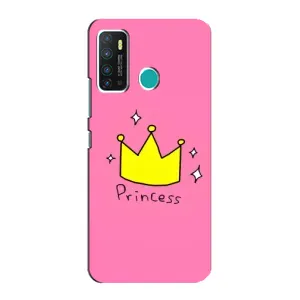 Чехол с картинкой (Стильные) для Инфиникс Хот 9 / Хот 9 Про - (AlphaPrint) (Princess)