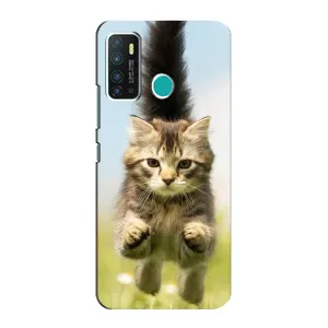 Чохли з Котиками для Infinix Hot 9 / Hot 9 Pro (VPrint) (Прижок кота)