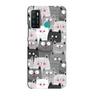 Чохли з Котиками для Infinix Hot 9 / Hot 9 Pro (VPrint) (Мальовані котики)