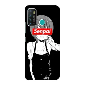 Чехлы Персонажи Аниме Наруто для Infinix Hot 9 / Hot 9 Pro (AlphaPrint) (Senpai)