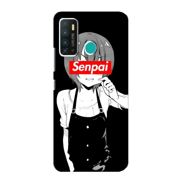 Чохол з принтом «Senpai» для Infinix Hot 9 / Hot 9 Pro