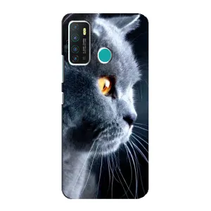 Чохли з Котиками для Infinix Hot 9 / Hot 9 Pro (VPrint) (Сірий Кіт)