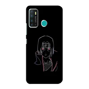 Чохли на тему: Ітачи Учіха для Infinix Hot 9 / Hot 9 Pro (AlphaPrint) (силует Ітачі)