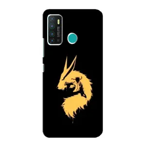 Naruto Anime Чохли для Інфінікс Гот 9 / Гот 9 Про (AlphaPrint) (силует Курама Наруто)