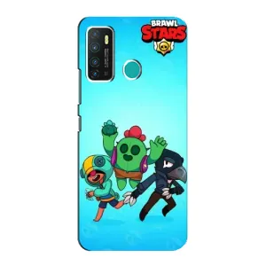 Чехлы Brawl Stars для Infinix Hot 9 / Hot 9 Pro (AlphaPrint) (Трио героев)