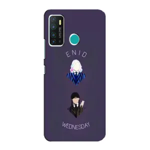Чохли Венсдей на Infinix Hot 9 / Hot 9 Pro Уенсдей (AlphaPrint) (Венздей і подруга)