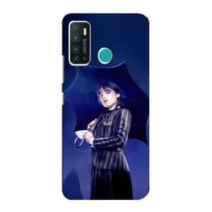 Силиконовый чехол с картинкой для Infinix Hot 9 / Hot 9 Pro (Венсдей)