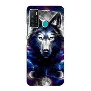 Защитные чехлы для Инфиникс Хот 9 / Хот 9 Про (AlphaPrint) (ХИТ продаж) ВОЛК (Волк)