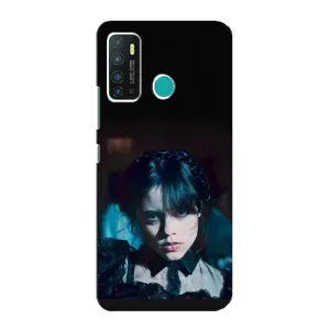 Чохли Венсдей на Infinix Hot 9 / Hot 9 Pro Уенсдей (AlphaPrint) (погляд Венздей)