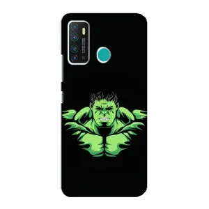 Чехлы с героями Марвел Infinix Hot 9 / Hot 9 Pro (VPrint) (Зелёный Халк)
