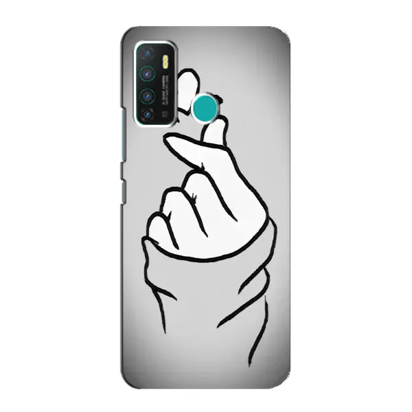Чехол с принтом «Значок Love» для Infinix Hot 9 / Hot 9 Pro