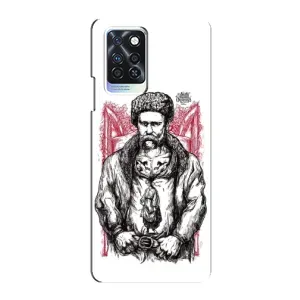 Чохли для Infinix Note 10 Pro с принтом Тараса Шевченко (AlphaPrint) (Козак Шевченко)