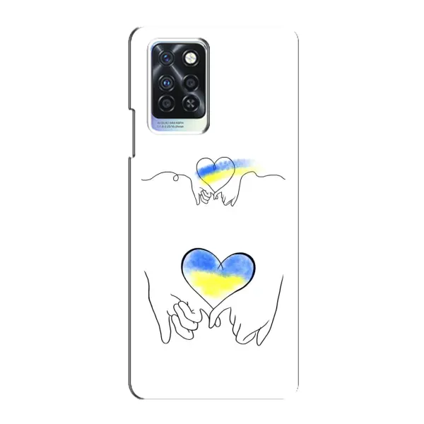 Чохол з принтом «Мир Україні» для Infinix Note 10 Pro Чохол з принтом «Мир Україні» для Infinix Note 10 Pro