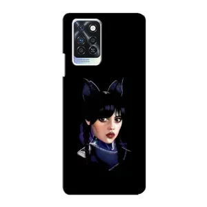 Чохли Венсдей на Infinix Note 10 Pro Уенсдей (AlphaPrint) (серйозна Венздей)
