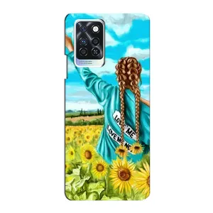 Чохол для Патріота України Infinix Note 10 Pro - (AlphaPrint) (Україночка)