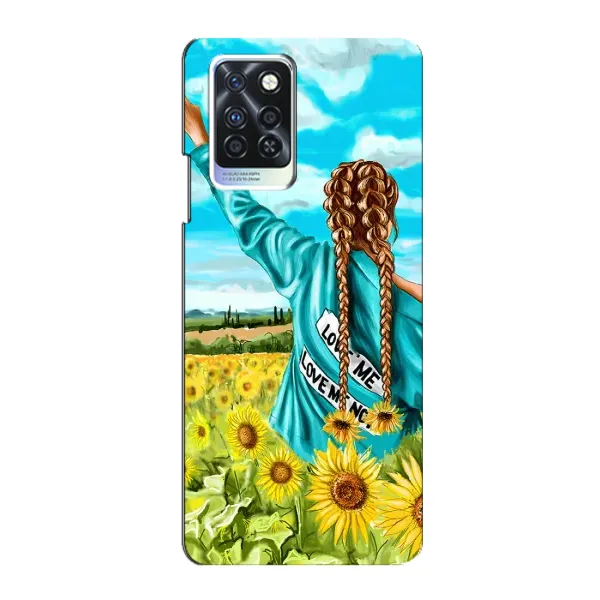 Чохол з принтом «Україночка» для Infinix Note 10 Pro Чохол з принтом «Україночка» для Infinix Note 10 Pro
