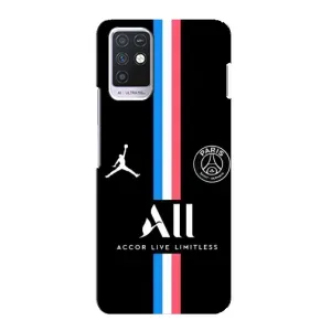 Чохли PSG для Infinix Note 10 (AlphaPrint) (футболка ПСЖ)
