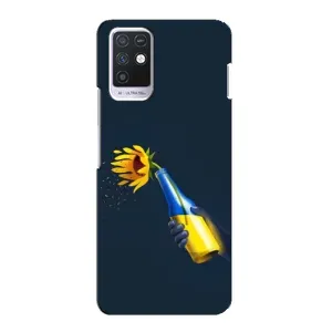 Чохол для Патріота України Infinix Note 10 - (AlphaPrint) (Коктель молотова)
