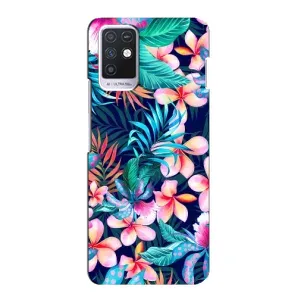 Чехол с принтом «Красочные цветы» для Infinix Note 10