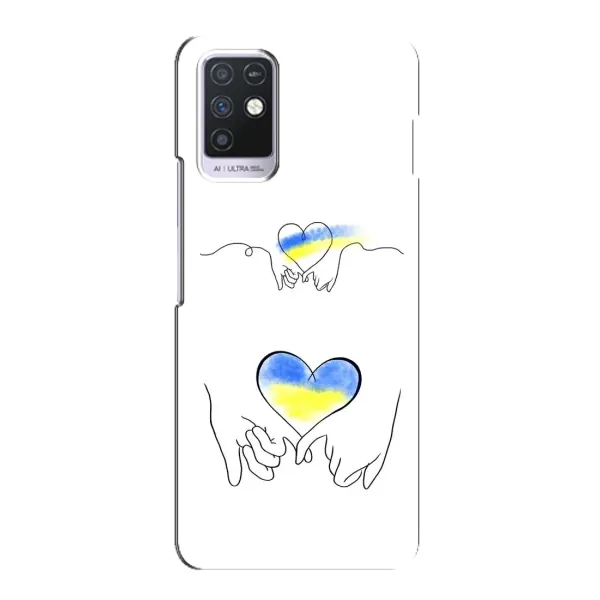 Чехол с принтом «Мир Украине» для Infinix Note 10