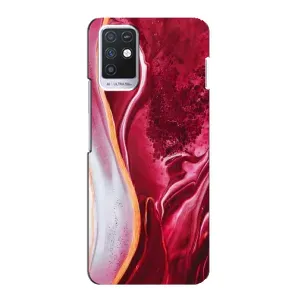 Чехол с принтом «Мрамор красный» для Infinix Note 10