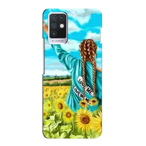 Чохол для Патріота України Infinix Note 10 - (AlphaPrint) (Україночка)