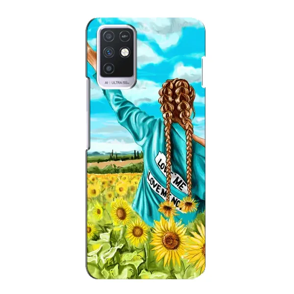 Чехол с принтом «Украиночка» для Infinix Note 10