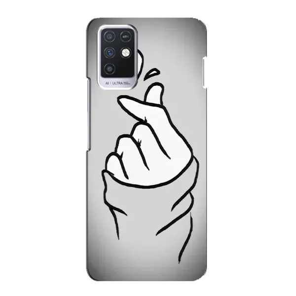 Чехол с принтом «Значок Love» для Infinix Note 10