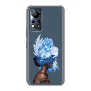 Чехлы (ART) Цветы на Infinix Note 11 Pro (VPrint) (Квіти на голові)