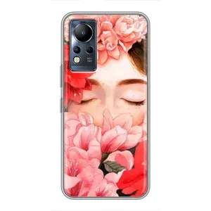Чехлы (ART) Цветы на Infinix Note 11 Pro (VPrint) (Очі в квітах)