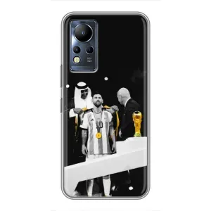 Чохли для Infinix Note 11 Pro (Leo чемпіон) (AlphaPrint) (Мессі коронований)