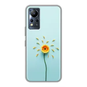 Чохли з квітами для Infinix Note 11 Pro (VPrint) (Жовта квітка)