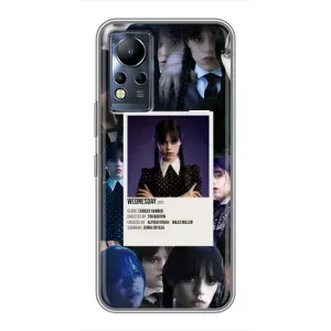Чохли Венсдей на Infinix Note 11 Уенсдей (AlphaPrint) (колаж Венздей)