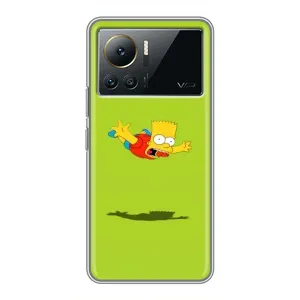 Чехол с Симпсонами для Infinix Note 12 2023 (VPrint) (Барт Симпсон)