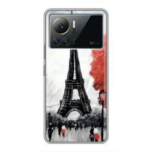 Чехол Эйфелева Башня для Infinix Note 12 2023 - (AlphaPrint) (Башня в Париже)