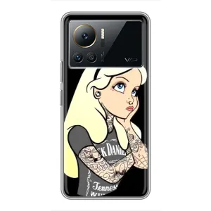 Чехол с принтом «Девочка в тату» для Infinix Note 12 2023