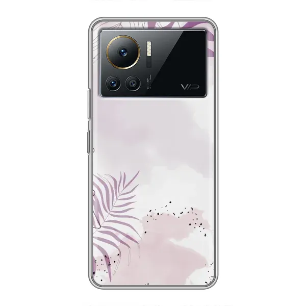 Чехол с принтом «Фиолетовые листья» для Infinix Note 12 2023