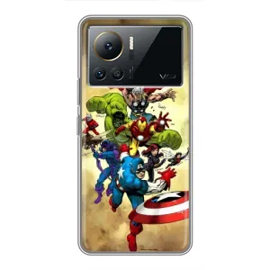 Чехол с принтом «Герои Марвел» для Infinix Note 12 2023