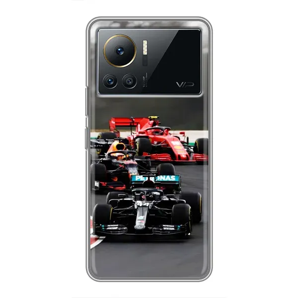 Чехол с принтом «Гонка Формула 1» для Infinix Note 12 2023