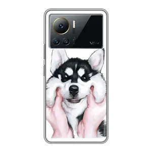 Чехол с Хаски для Infinix Note 12 2023 - (AlphaPrint)
