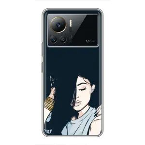 Чехол с принтом «Красивая девочка» для Infinix Note 12 2023