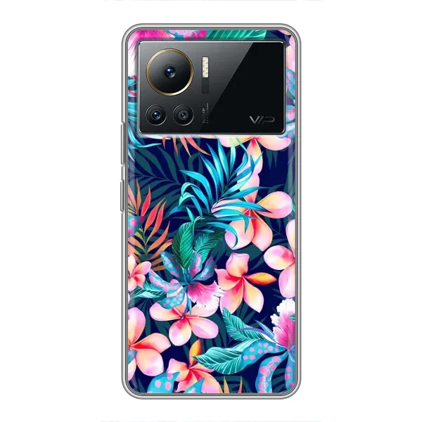 Чехол с принтом «Красочные цветы» для Infinix Note 12 2023