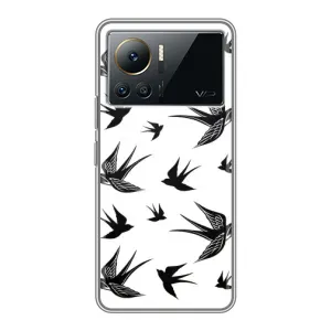 Чехол с птицами на Infinix Note 12 2023 (VPrint) (Ласточки)