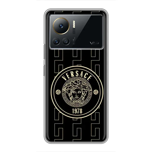 Чохол з принтом «Лого Версаче» для Infinix Note 12 2023