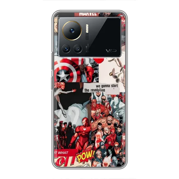 Чехол с принтом «Марвел Комикс» для Infinix Note 12 2023