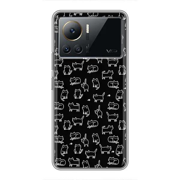 Чехол с принтом «Меленькие котики» для Infinix Note 12 2023