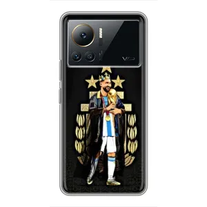 Чехлы для Infinix Note 12 2023 (Leo чемпион) (AlphaPrint) (Месси Король)