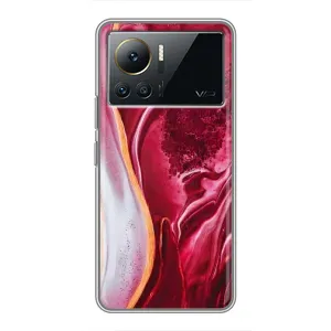 Чехол с принтом «Мрамор красный» для Infinix Note 12 2023