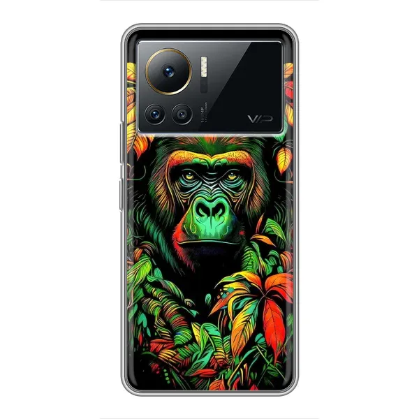 Чохол з принтом «Мавпа в квітах» для Infinix Note 12 2023